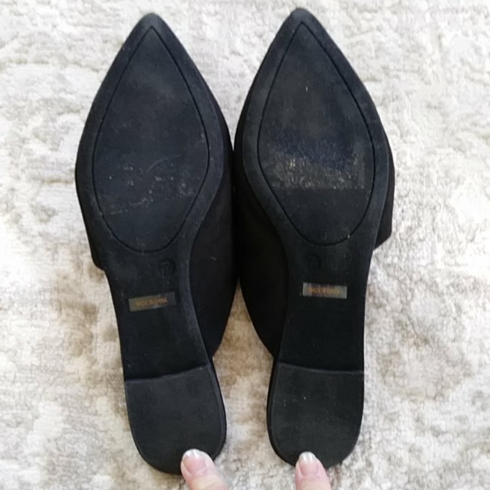 She & In Pointed Toe Slider Flats Size 7 - Picture 8 of 10